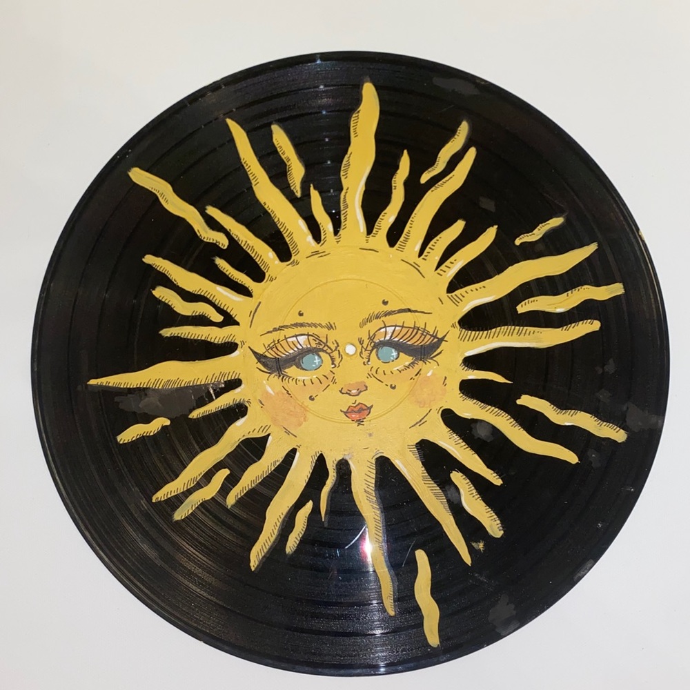 Sun painted record